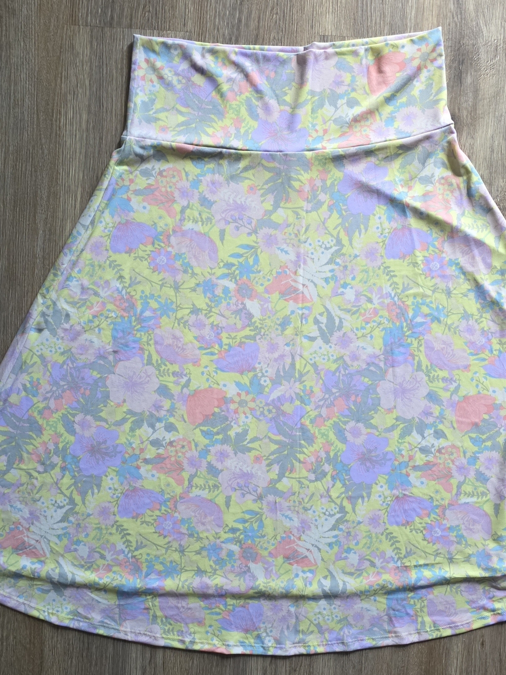 Girls' Pastel Floral A-Line Dress - Brand